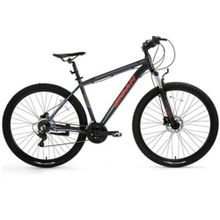 Bisan Atlas 43 cm V 26 Jant 21 Vites Parlak Gri Kırmızı Erkek Dağ Bisikleti
