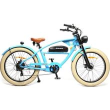 Bisan Rider 26 Fatbike Gökyüzü Mavisi Elektrikli Bisiklet