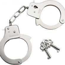 Bisepetim Anahtarlı Oyuncak Metal Kelepçe Polis Kelepçesi