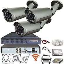 Bises 3'lü BS 236 5 Megapiksel Sony Lens 1080p 36 IR LED Metal Kasa Güvenlik Kamerası Seti