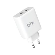 Bix 50W USB-C Çift Portlu iPhone Android ve iPad Uyumlu Type-C PD Hızlı Şarj Adaptörü