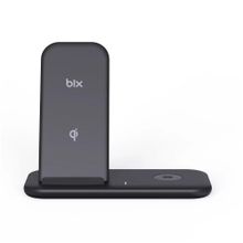 Bix BXMW1 iPhone Apple Watch Uyumlu 15W Qi Kablosuz Standlı Şarj Cihazı