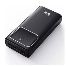 Bix PB303 30000 mAh 60W Usb Type-C Pd Hızlı Şarj Destekli Led Göstergeli Siyah Powerbank