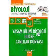 Biyoloji Yaşam Bilimi Biyoloji Hücre Canlıların Dünyası Konu Anlatımlı Soru Bankası - Çap Yayınları