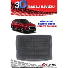 Bizymo Mitsubishi Eclipse Cross 2018 ve Sonrası 3D Bagaj Havuzu