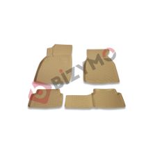 Bizymo Renault Megane 2 Hb 2004-2009 Sonrası 3D Bej Paspas Takımı