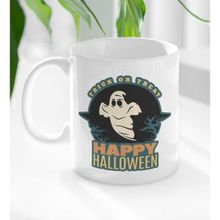 BK 7 Gift Happy Halloween Tasarımlı Beyaz Kupa Bardak