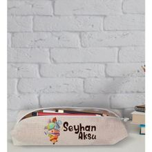 BK 8 İsme Özel Keten Bez Kalemlik