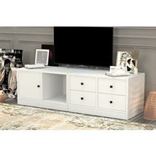 BK Concept TV-1012-Ç Beyaz 130 cm Dolaplı Çekmeceli Tv Ünitesi