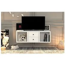BK Concept TV-1206-Ç Beyaz Çekmeceli Duvar Tv Ünitesi
