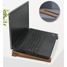 BK Firmalara Özel Logolu Taşınabilir 10 Adet Ahşap Notebook Laptop Standı