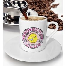 BK Gift Beyaz Bad Bitch Club Tasarımlı Türk Kahvesi Fincanı