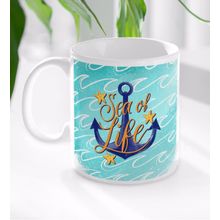 BK Gift Beyaz Sea of Life Tasarımlı Kupa
