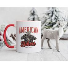 Bk Gift Kişiye Özel Motorcu Temalı 07 Kırmızı Kupa Bardak