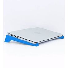 BK Gift Taşınabilir Ahşap Mavi Notebook Laptop Standı