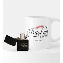 BK Kişiye Özel Başkan Çakmak ve Kupa Seti