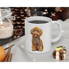 BK Kişiye Özel Tam Boy Köpek Karikatürlü Beyaz Kupa Bardak