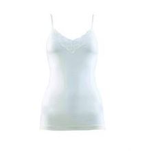 Blackspade 1984 Private Lace Beyaz Kadın Atlet