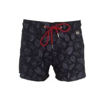 Blackspade 8370 Erkek Siyah Baskılı Şort Mayo