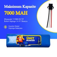 Blaupunkt VCBB1XCTP Robot Süpürge 7000 mAh Batarya
