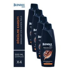 Blendax Men Kafein Özlü Dökülme Karşıtı 4x500 ml Şampuan