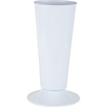 Bliss Silindir Kesme Dekoratif Çok Amaçlı 5.7 lt Beyaz Çiçek Vazosu Şemsiyelik