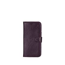 BloominBag Aurel Magna Cerise Bloom Iphone 16 Pro Magsafe Uyumlu Wallet Case Mor Deri Telefon Kılıfı