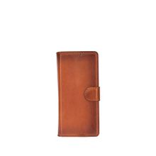 BloominBag Aurelio Siena Tan Samsung Galaxy Z Fold7 Taba Deri Cüzdan Telefon Kılıfı