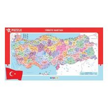 Blue Focus 56x30 cm Büyük Boy Türkiye Haritası Puzzle