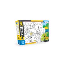 Blue Focus BF382 Neşeli Çiftlik 50 Parça Boyanabilir Puzzle
