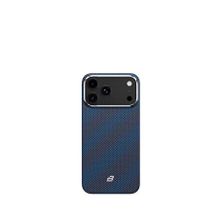 Blueo Mr. Gorilla Iphone 17 Pro Magsafe Uyumlu Aramid Fiber Mavi Telefon Kılıfı