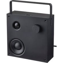Bluetooth hoparlör, siyah, 20x20 cm