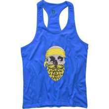 Bluu Arphax Turkuaz Fitness Gym Tank Top Erkek Sporcu Atleti