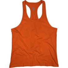 Bluu Basic Turuncu Fitness Gym Tank Top Erkek Sporcu Atleti