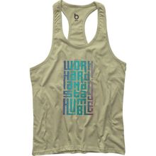 Bluu HMBLE Bej Fitness Gym Tank Top Erkek Sporcu Atleti