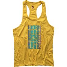 Bluu HMBLE Sarı Fitness Gym Tank Top Erkek Sporcu Atleti