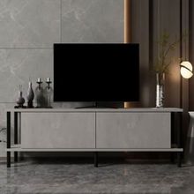 BMdekor Agora Retro Gümüş 150 cm Tv Sehpası