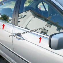 Bmw 3 Seri E46 P.Çelik 1998-2005 4 Parça Krom Cam Çıtası