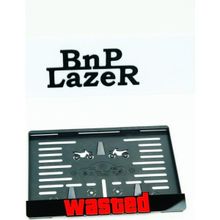 BnP Lazer Wasted Pleksi Motor Plakalık