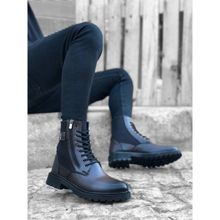 Boa BA0218 Kahverengi Renk Yan Toka Fermuarlı Kalın Taban Postal Model Erkek Bot