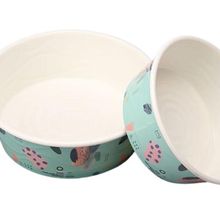 Bobo BO-3155 Melamin 800 ml Yeşil Köpek Mama Kabı