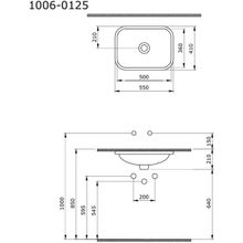 Bocchi 1006-025-0125 Scala Arch 55 cm Mat Kahve Tezgah Altı Lavabo