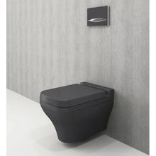 Bocchi 1080-020-0128 Mat Anrasit Scala Asma Klozet ve Kapağı