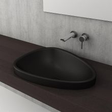 Bocchi 1114-004-0125 Etna 58 cm Tezgah Üstü Mat Siyah Lavabo