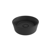 Bocchi 1174-004-0125 Luna Yuvarlak 38 cm Mat Siyah Çanak Lavabo