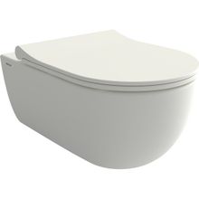 Bocchi 1416-002-0129 V-Tondo Rimless Mat Beyaz Taharet Borusuz Asma Klozet