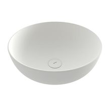 Bocchi 1494-002-0125 Slim Line Yuvarlak 38 cm Mat Beyaz Lavabo
