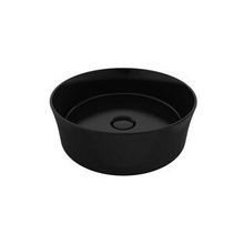 Bocchi 1494-005-0125 Slim Line Yuvarlak 38 cm Parlak Siyah Lavabo