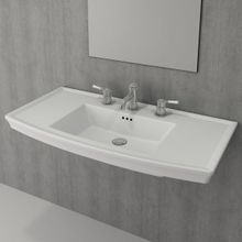 Bocchi Classico Lavita 100 cm Mat Beyaz Lavabo