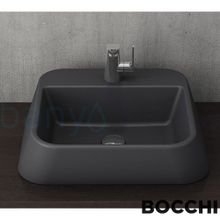 BOCCHI Elba 1074-020-0126 42 cm Antrasit Batarya Banklı Çanak Lavabo